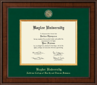 Baylor University Presidential Masterpiece Diploma Frame in Madison