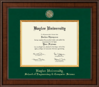 Baylor University Presidential Masterpiece Diploma Frame in Madison