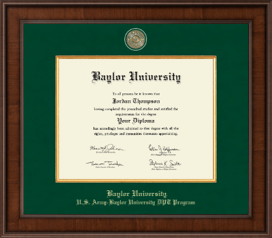 Baylor University diploma frame - Presidential Masterpiece Diploma Frame in Madison