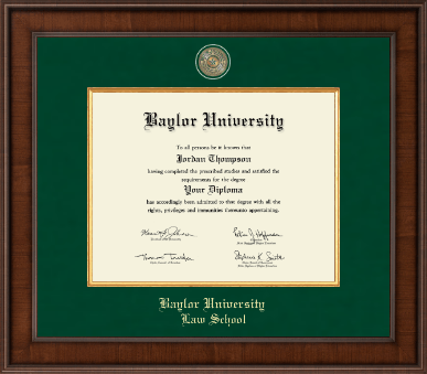 Baylor University diploma frame - Presidential Masterpiece Diploma Frame in Madison