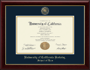 University of California Berkeley diploma frame - Masterpiece Medallion Diploma Frame in Gallery