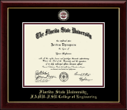 Florida State University Masterpiece Medallion Diploma Frame in Gallery