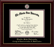 Florida State University diploma frame - Masterpiece Medallion Diploma Frame in Gallery