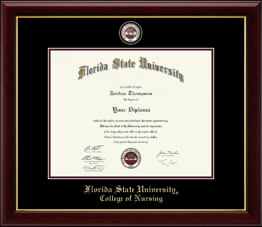 Florida State University diploma frame - Masterpiece Medallion Diploma Frame in Gallery