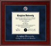 Creighton University diploma frame - Presidential Masterpiece Diploma Frame in Jefferson