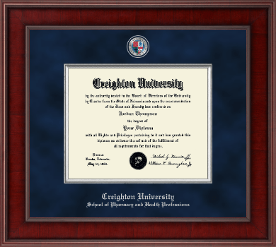 Creighton University diploma frame - Presidential Masterpiece Diploma Frame in Jefferson