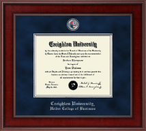 Creighton University Presidential Masterpiece Diploma Frame in Jefferson