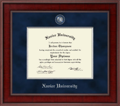 Xavier University diploma frame - Presidential Masterpiece Diploma Frame in Jefferson