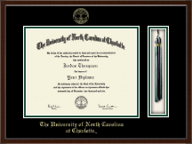 The University of North Carolina at Charlotte diploma frame - Tassel Edition Diploma Frame in Delta