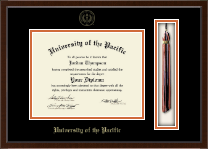 University of the Pacific Tassel Edition Diploma Frame in Delta