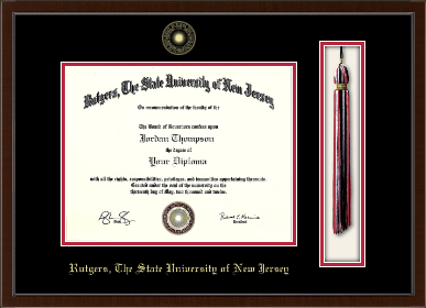 Rutgers University diploma frame - Tassel & Cord Diploma Frame in Delta