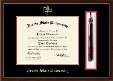 Ferris State University diploma frame - Tassel & Cord Diploma Frame in Delta