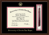 University of Nevada Las Vegas Tassel Edition Diploma Frame in Delta