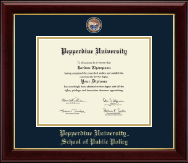 Pepperdine University diploma frame - Masterpiece Medallion Diploma Frame in Gallery
