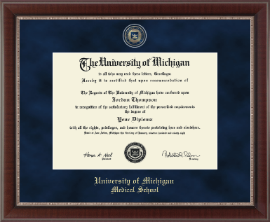 University of Michigan diploma frame - Regal Edition Diploma Frame in Chateau