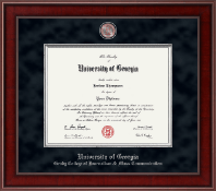 University of Georgia Presidential Masterpiece Diploma Frame in Jefferson