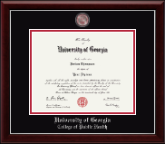 University of Georgia diploma frame - Masterpiece Medallion Diploma Frame in Gallery Silver