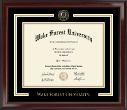 Wake Forest University Showcase Edition Diploma Frame in Encore