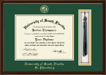 University of South Florida diploma frame - Tassel & Cord Diploma Frame in Delta