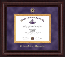 Western Illinois University diploma frame - Presidential Masterpiece Diploma Frame in Premier