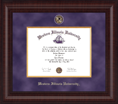 Western Illinois University diploma frame - Presidential Masterpiece Diploma Frame in Premier