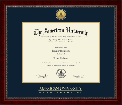 American University diploma frame - Gold Engraved Medallion Diploma Frame in Sutton