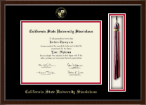 California State University Stanislaus diploma frame - Tassel & Cord Diploma Frame in Delta