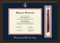 Duquesne University Tassel Edition Diploma Frame in Delta