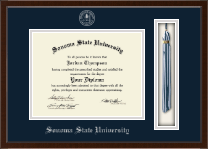 Sonoma State University Tassel Edition Diploma Frame in Delta