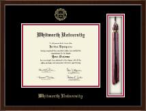 Whitworth University Tassel Edition Diploma Frame in Delta