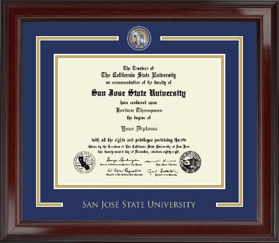 San Jose State University diploma frame - Showcase Edition Diploma Frame in Encore