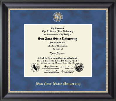 San Jose State University diploma frame - Regal Edition Diploma Frame in Noir