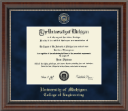 University of Michigan diploma frame - Regal Edition Diploma Frame in Chateau