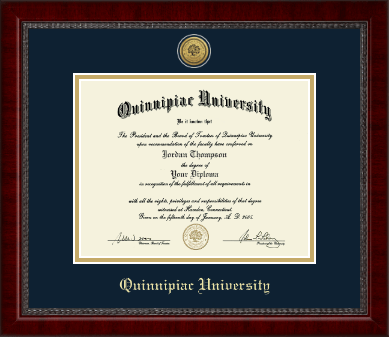 Quinnipiac University diploma frame - Gold Engraved Medallion Diploma Frame in Sutton