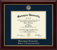 Quinnipiac University Masterpiece Medallion Diploma Frame in Gallery