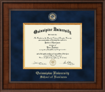 Quinnipiac University Presidential Masterpiece Diploma Frame in Madison