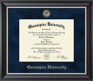 Quinnipiac University Regal Edition Diploma Frame in Noir