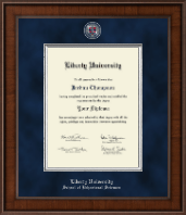 Liberty University Presidential Masterpiece Diploma Frame in Madison