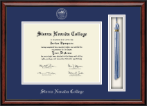 Sierra Nevada College diploma frame - Tassel & Cord Diploma Frame in Southport