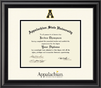 Appalachian State University diploma frame - Dimensions Diploma Frame in Midnight