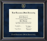 East Tennessee  State University Regal Edition Diploma Frame in Noir