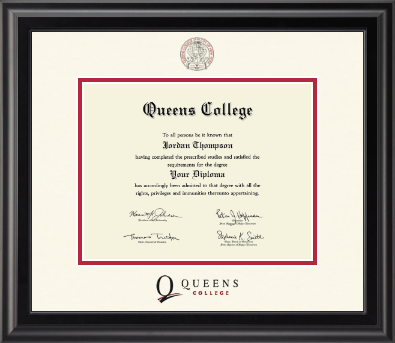 Queens College diploma frame - Dimensions Diploma Frame in Midnight