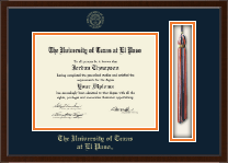University of Texas at El Paso diploma frame - Tassel Edition Diploma Frame in Delta