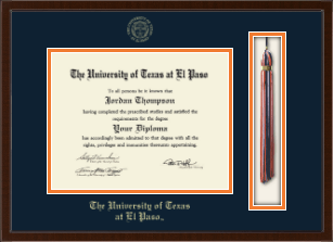 Tassel & Cord Diploma Frame