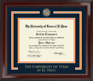 University of Texas at El Paso Showcase Edition Diploma Frame in Encore