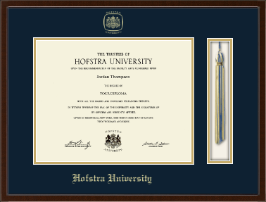 Hofstra University diploma frame - Tassel & Cord Diploma Frame in Delta