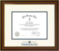 Phi Kappa Phi Honor Society certificate frame - Dimensions Certificate Frame in Westwood
