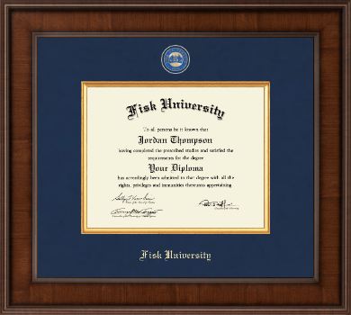 Fisk University diploma frame - Presidential Masterpiece Diploma Frame in Madison