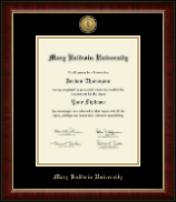 Mary Baldwin University diploma frame - Gold Engraved Medallion Diploma Frame in Murano