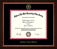 Rutgers University diploma frame - Gold Embossed Law Diploma Frame in Murano